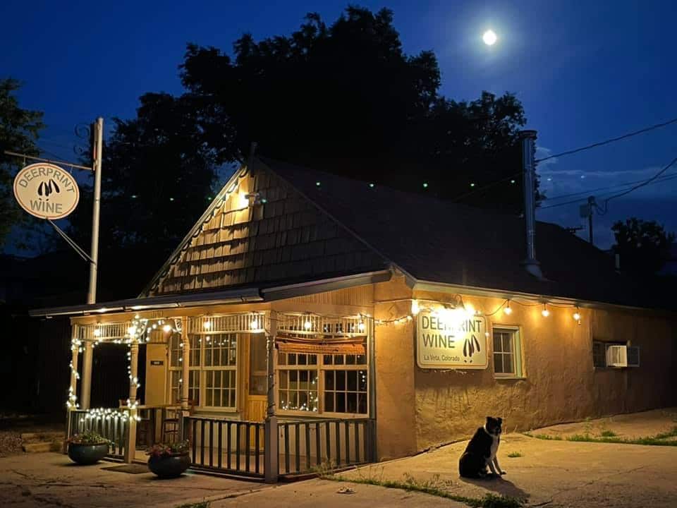 Exterior of wine bar