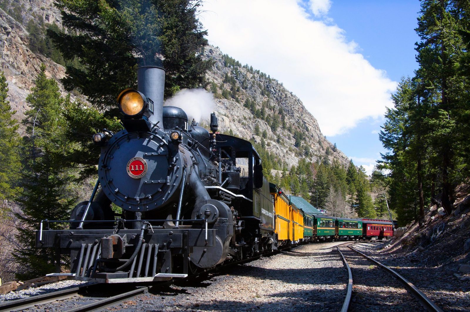 Image of the Georgetown Loop Railroad in COlorado