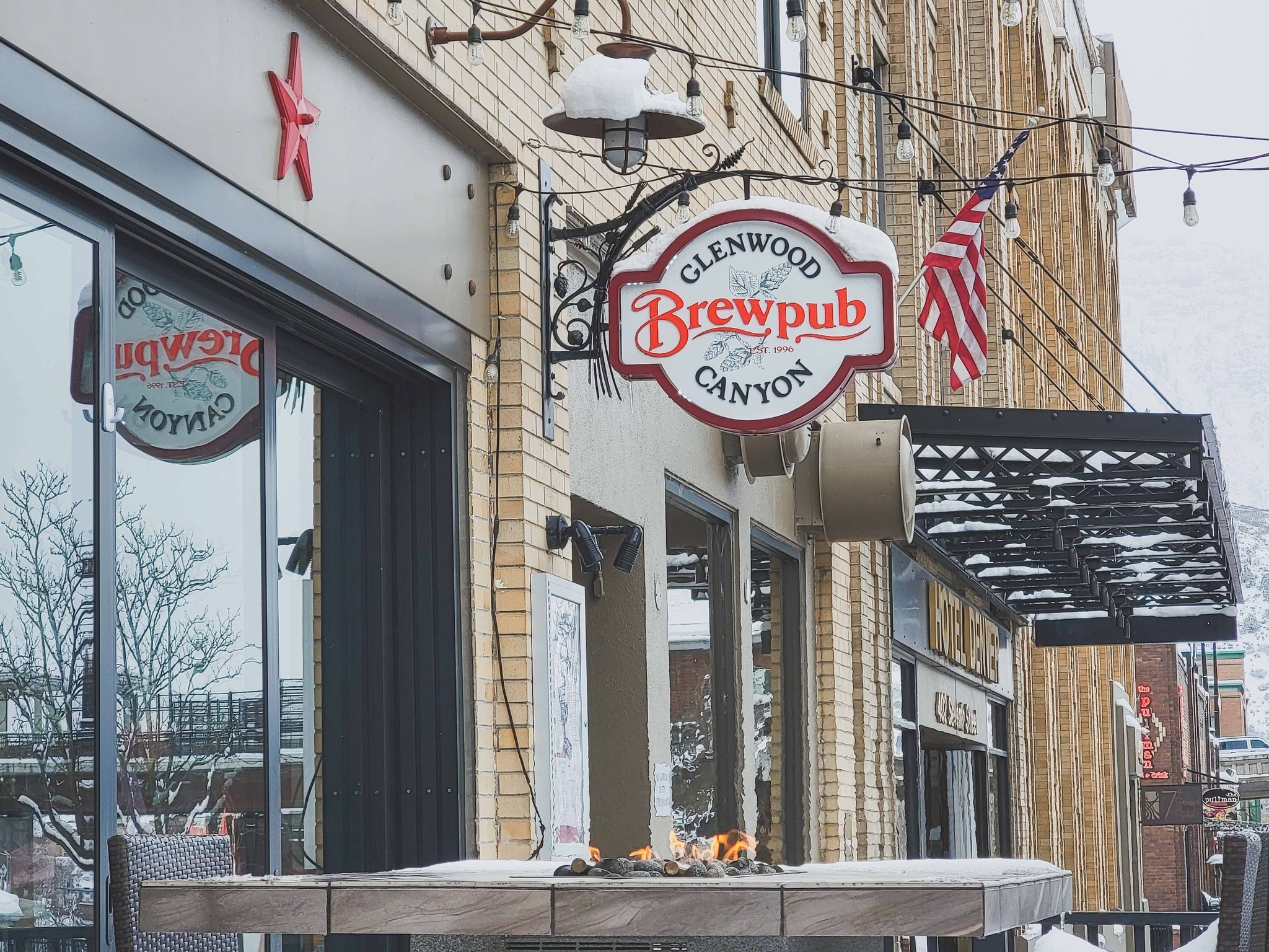 Glenwood Canyon Brewpub outdoor sign