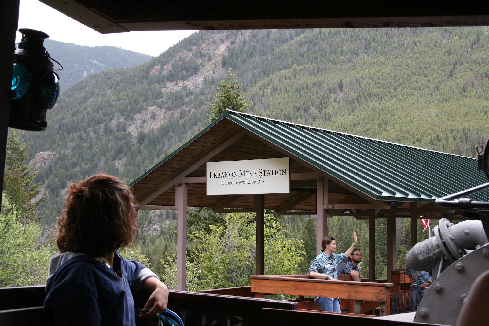 Image of the Lebanon Mine Station on the Georgetown Loop Railroad in Colorado