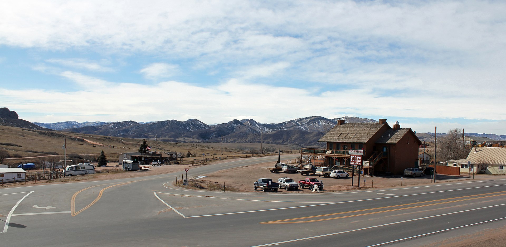 Entrance to town from highway