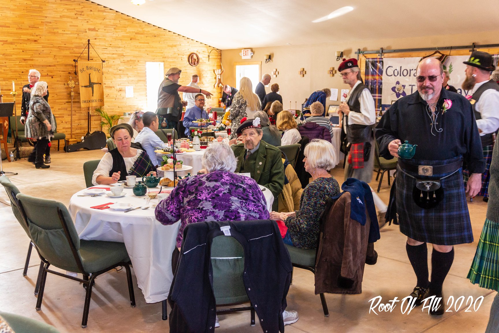 Tartan day gathering