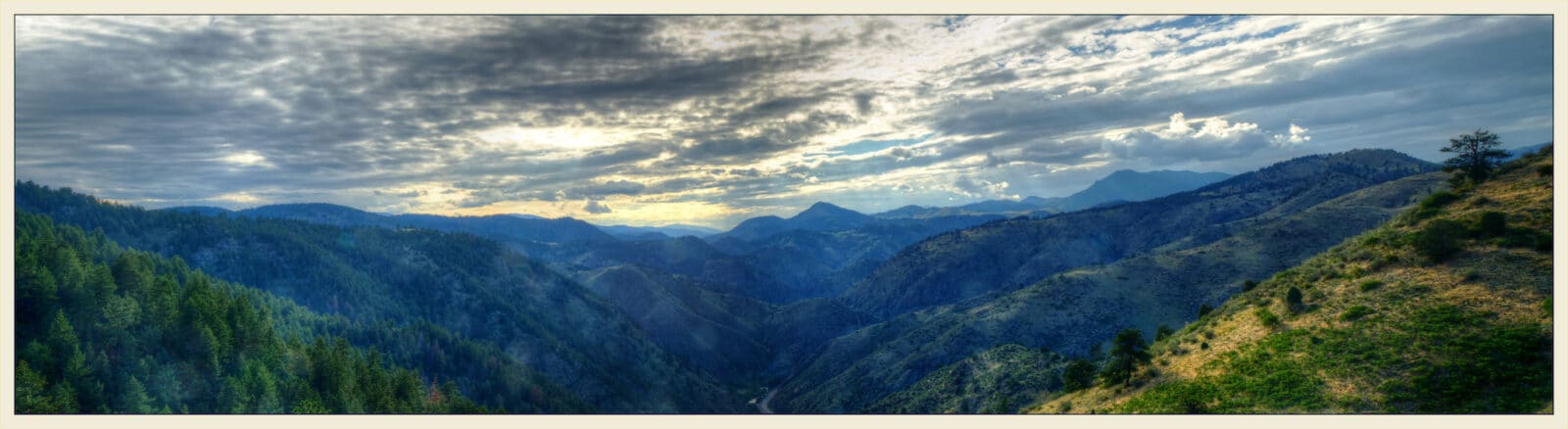 Sunset from Lookout Mountain Golden CO