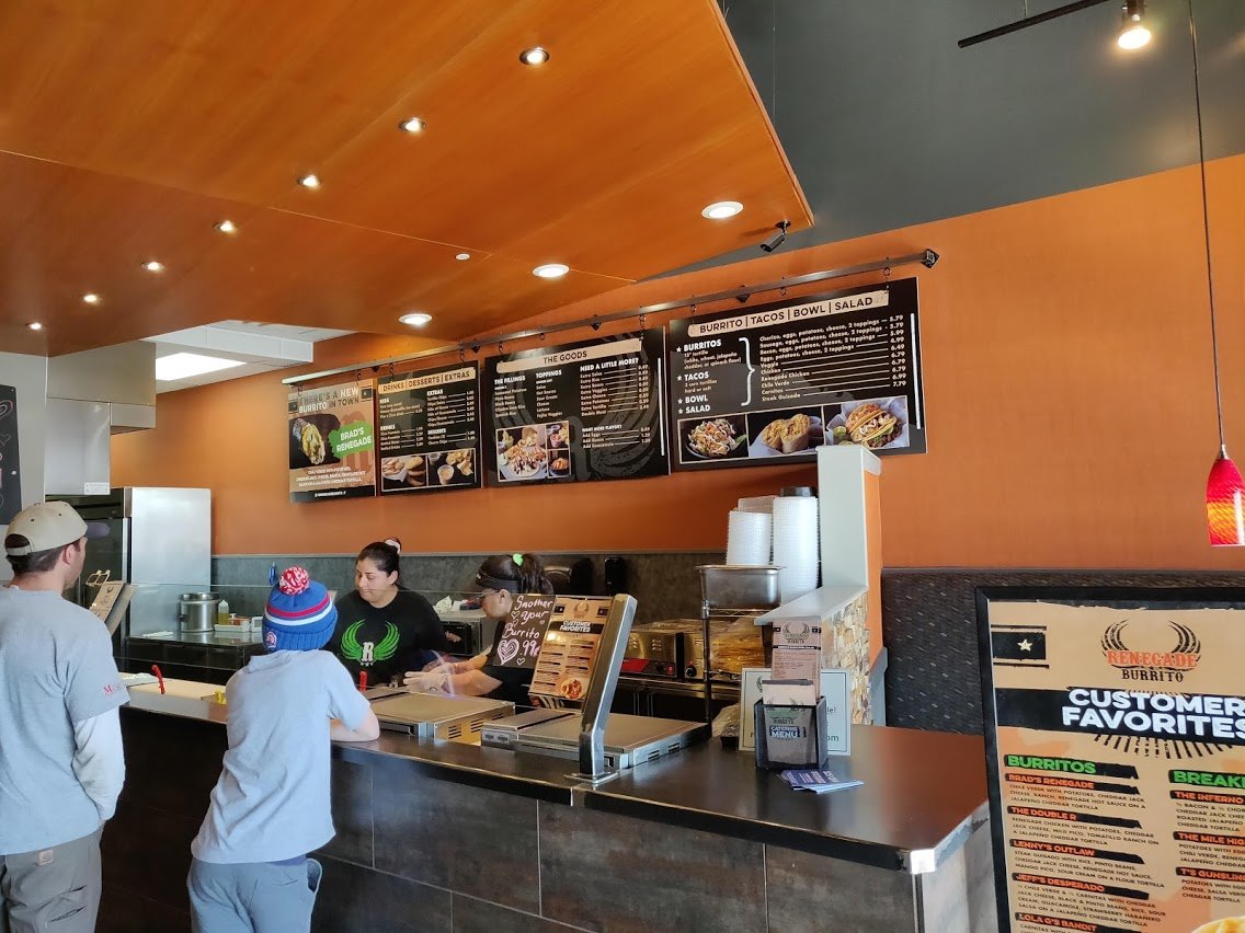 Inside of burrito