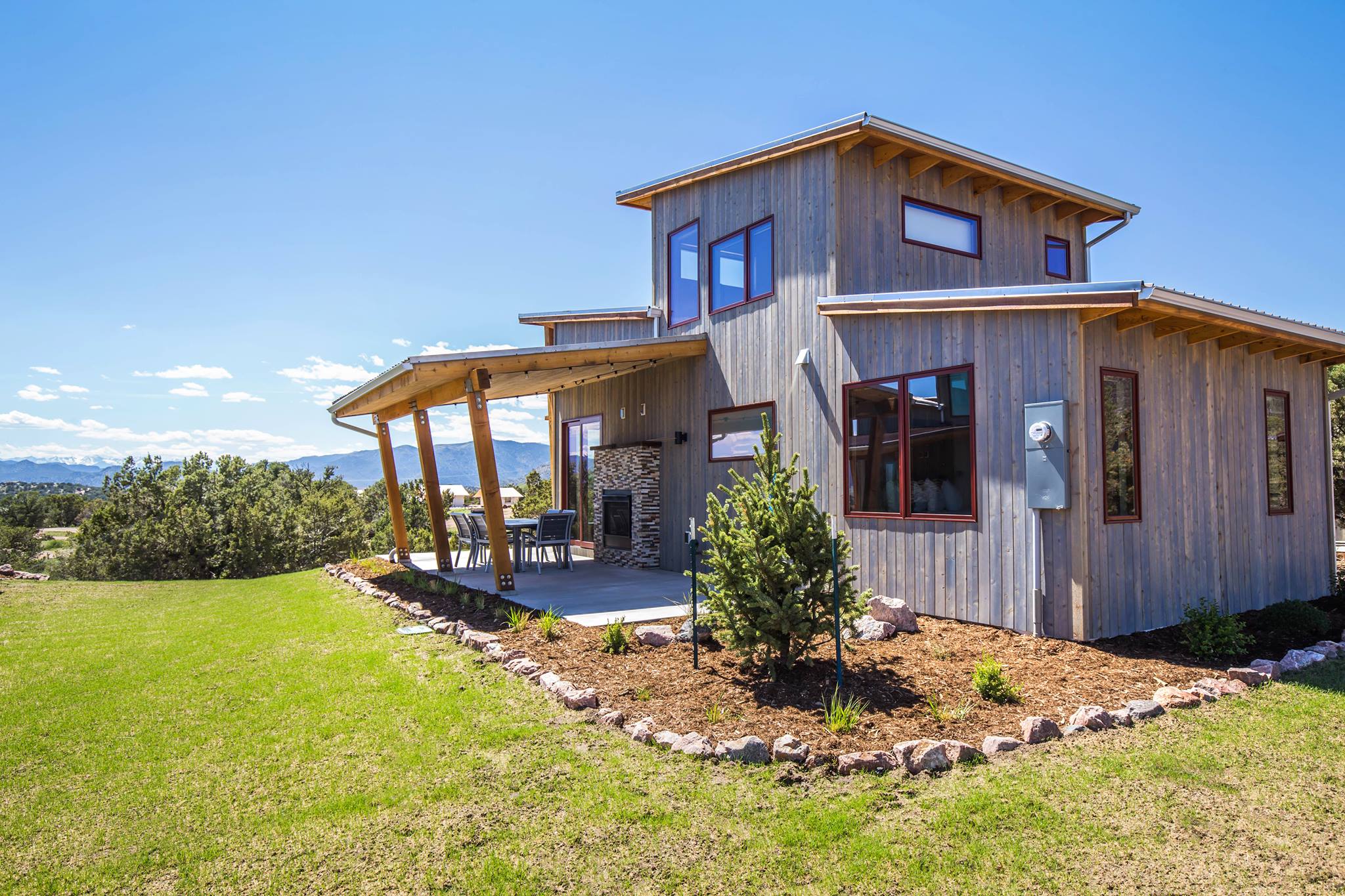 Cabin on a hill