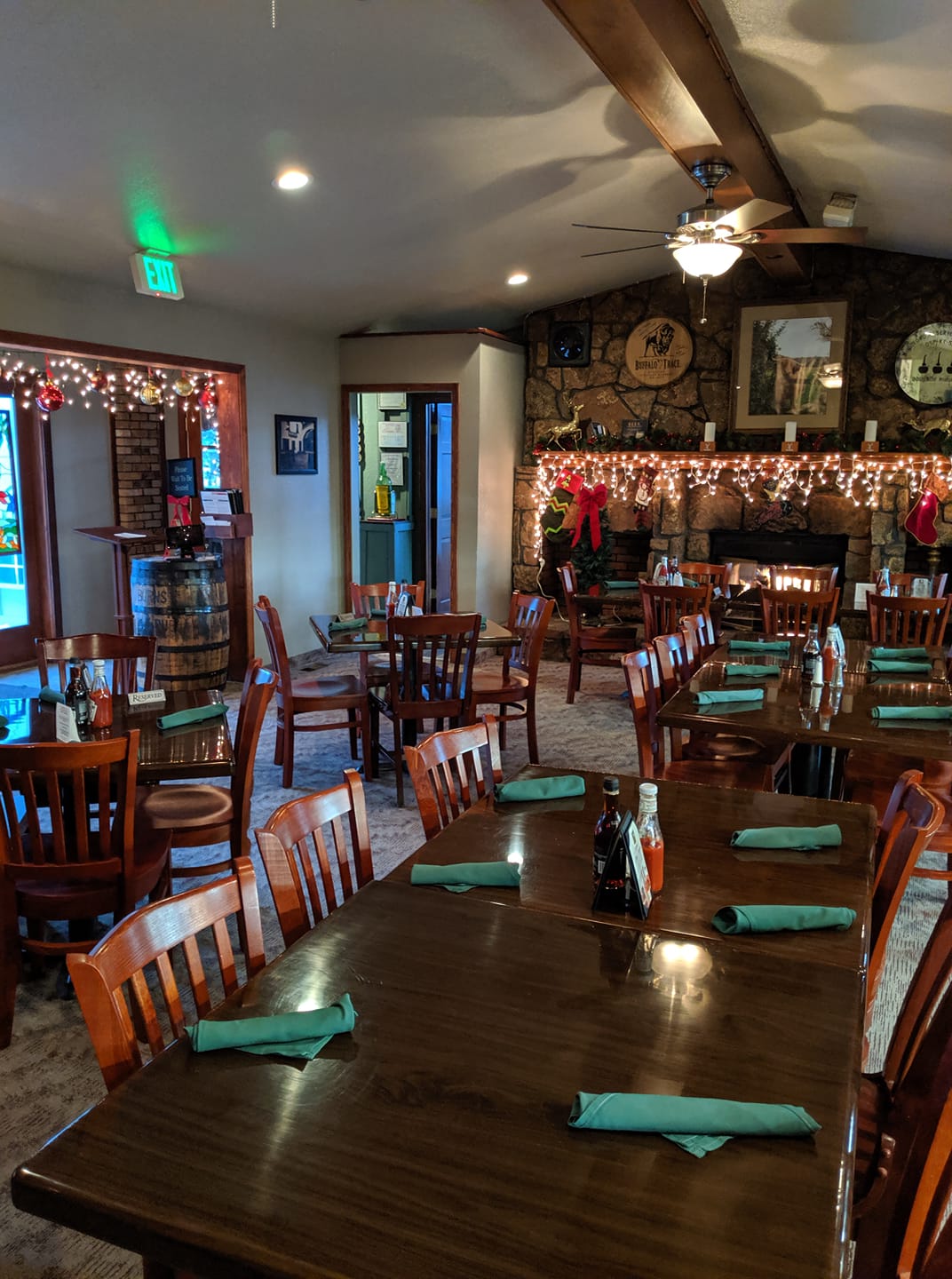 Interior of British inspired pub