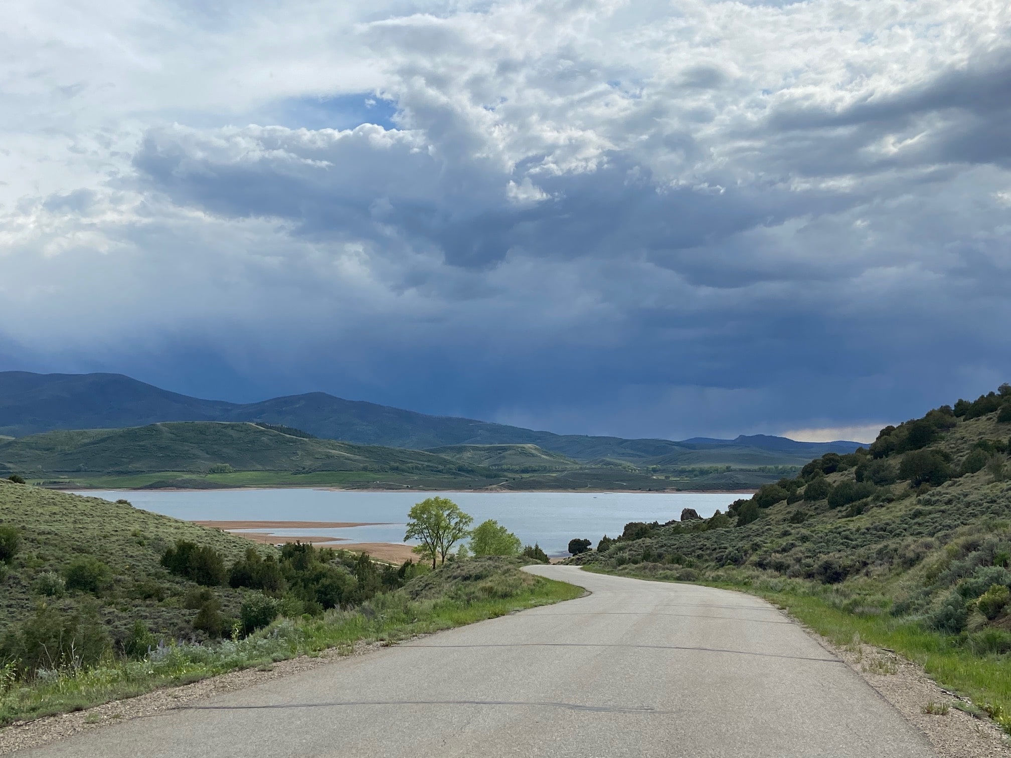 Williams Fork Reservoir Parshall CO Road Into Park