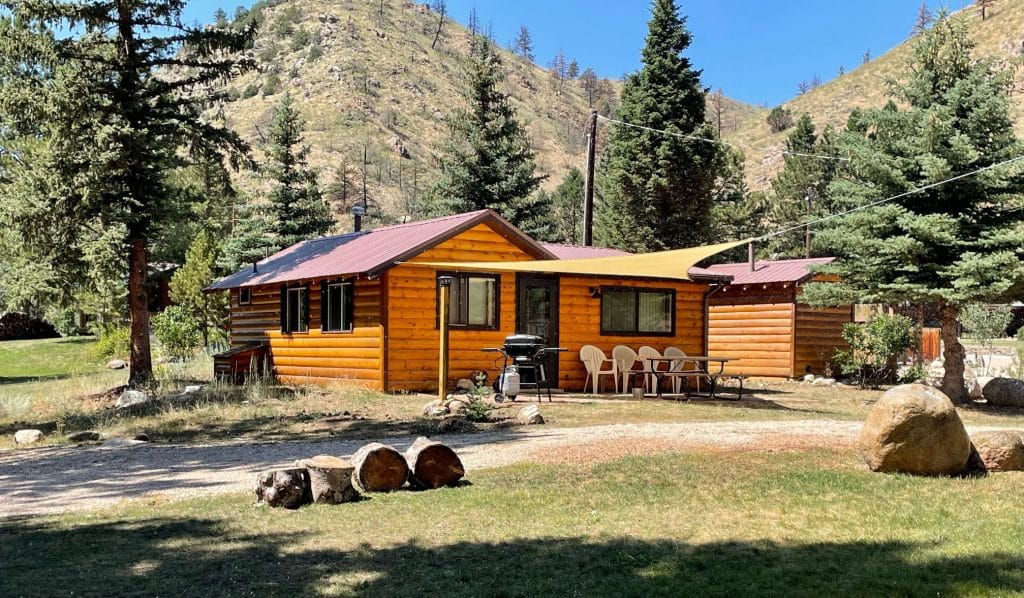 Cabin in a forest