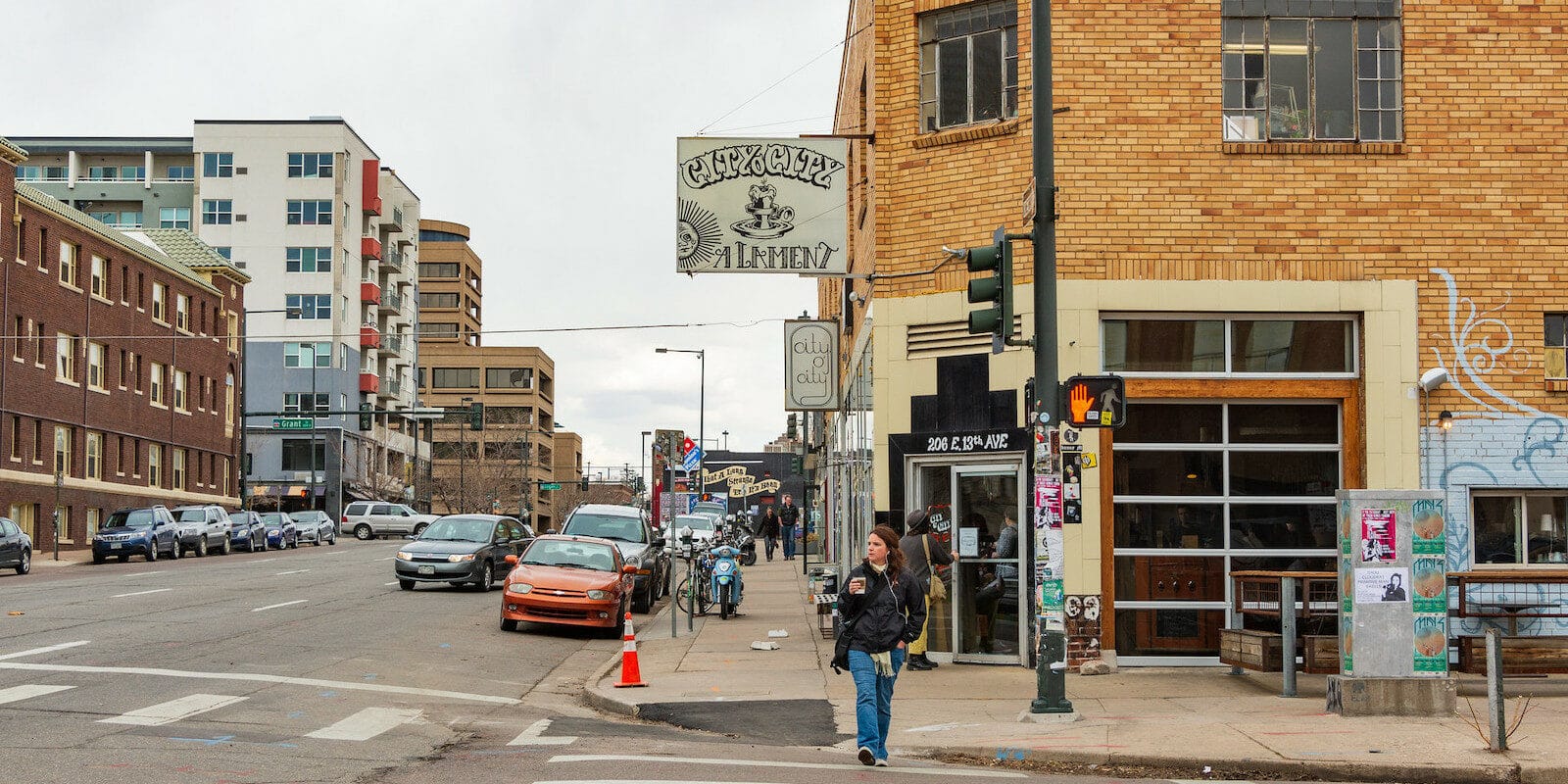 Image of 13th Avenue in Denver's Capitol Hill neighborhood