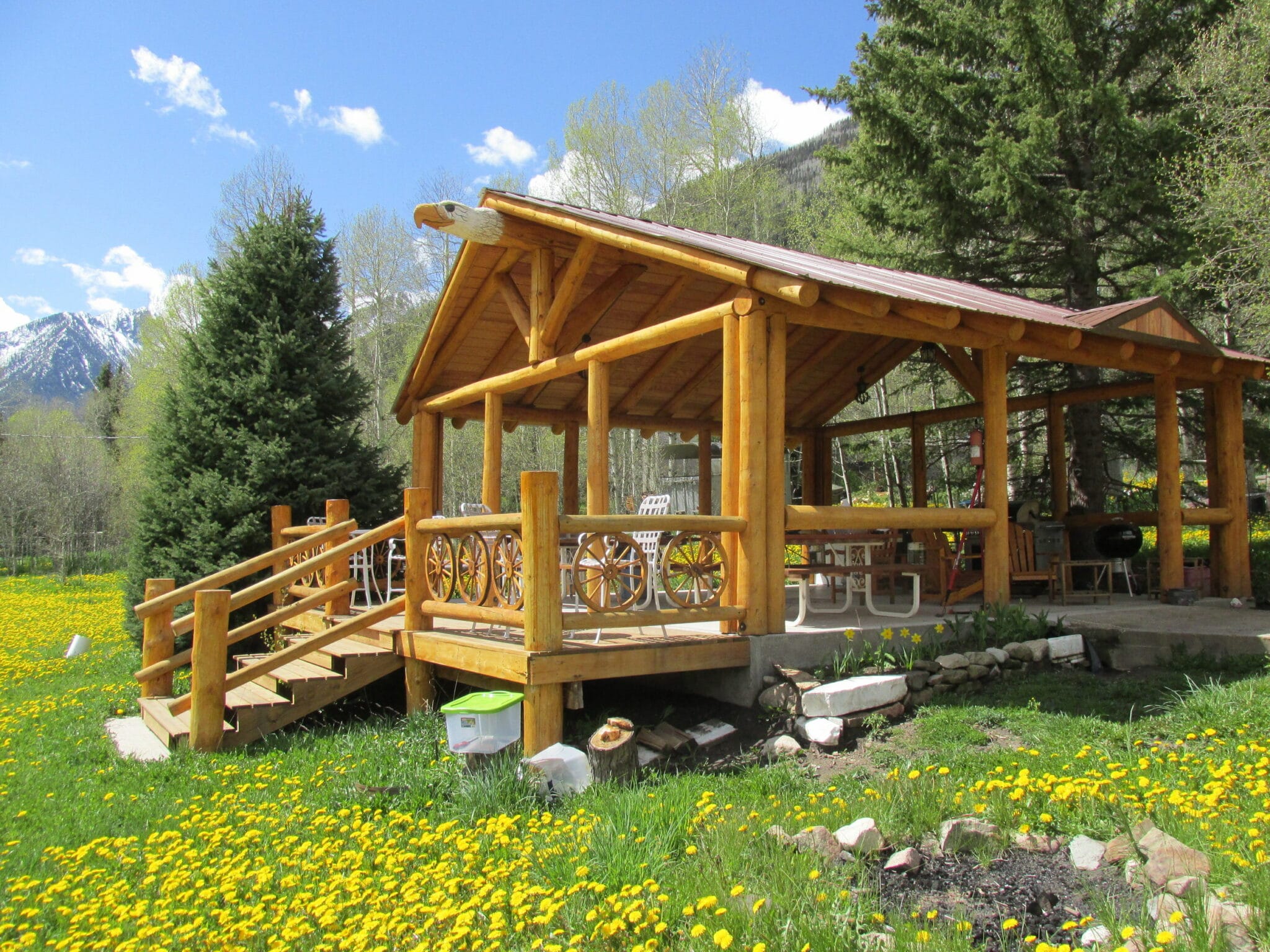 Large outdoor gazebo