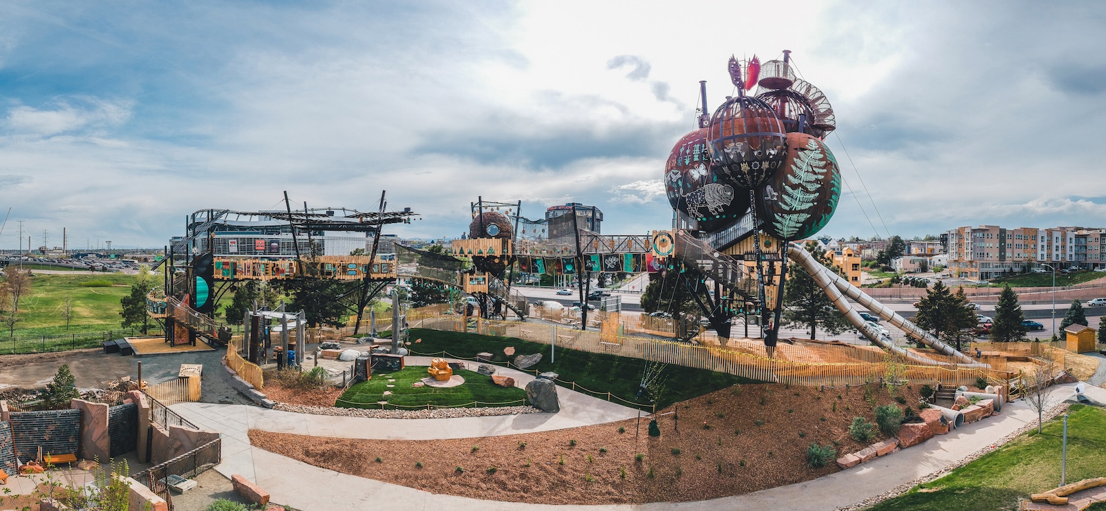 Image of the Adventure Forest at the Children's Museum of Denver Marsico Campus in Colorado