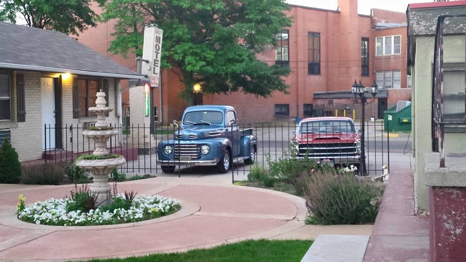 Courtyard at a motel