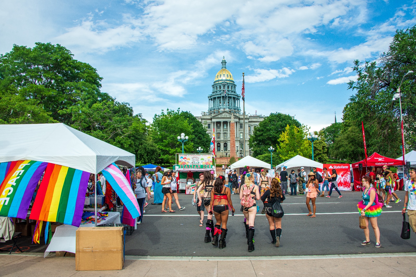 Civic Center Park, Denver PrideFest, Capitol Hill, Denver, Colorado