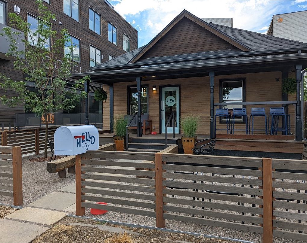 Image of the Hello Brew Co tap room in Fort Collins, Colorado