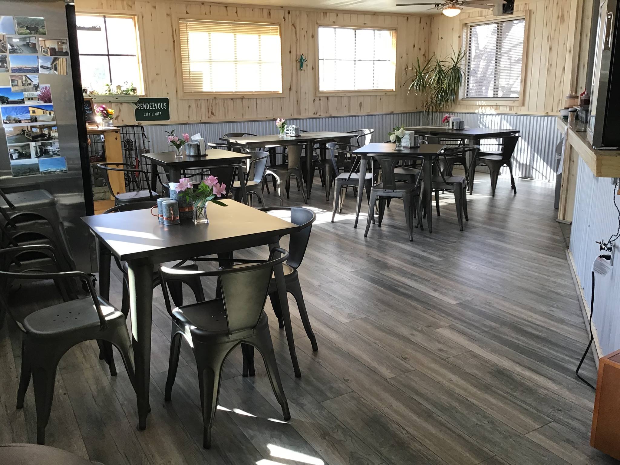 Interior of BBQ restaurant