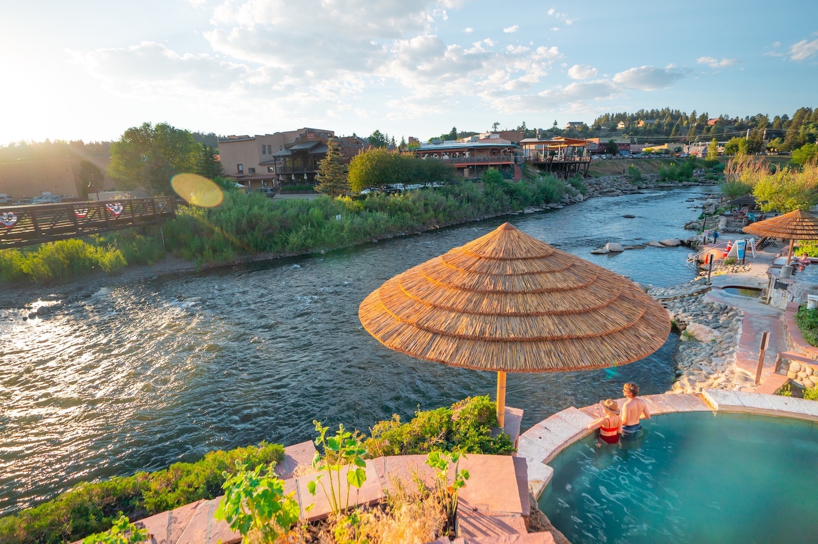 Image of the San Juan River at The Springs Resort in Pagosa Springs, Colorado