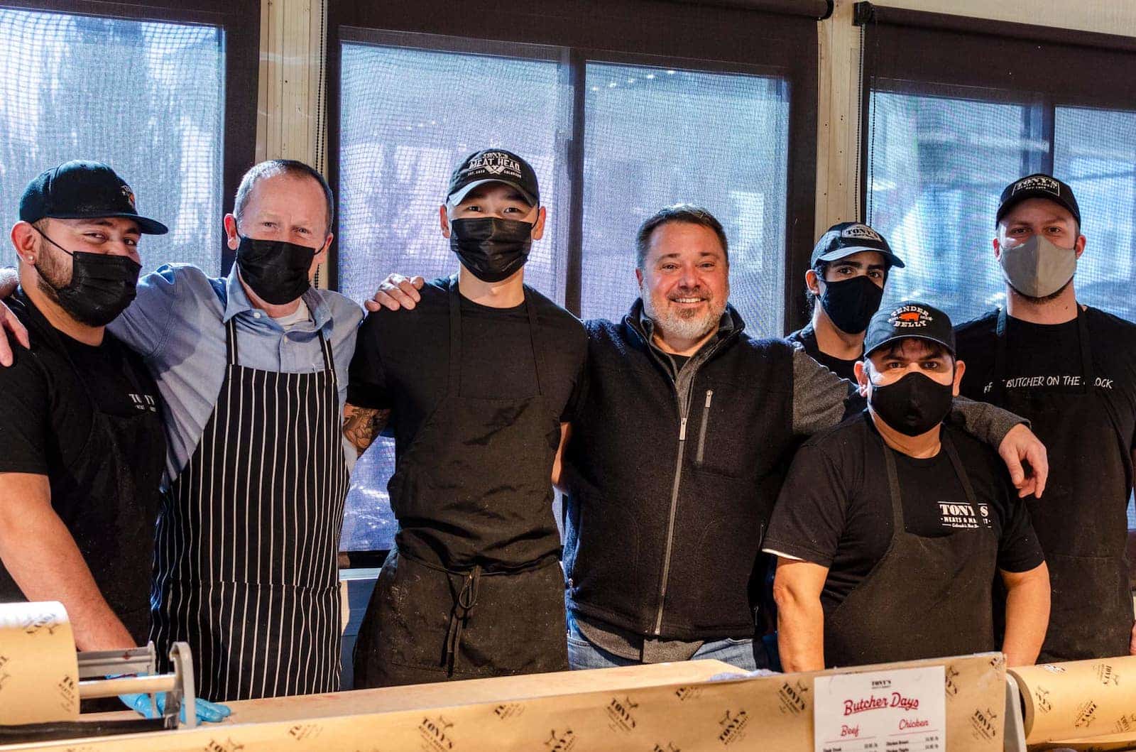 Image of some of the Butchers at Tony's Meats and Market in Colorado