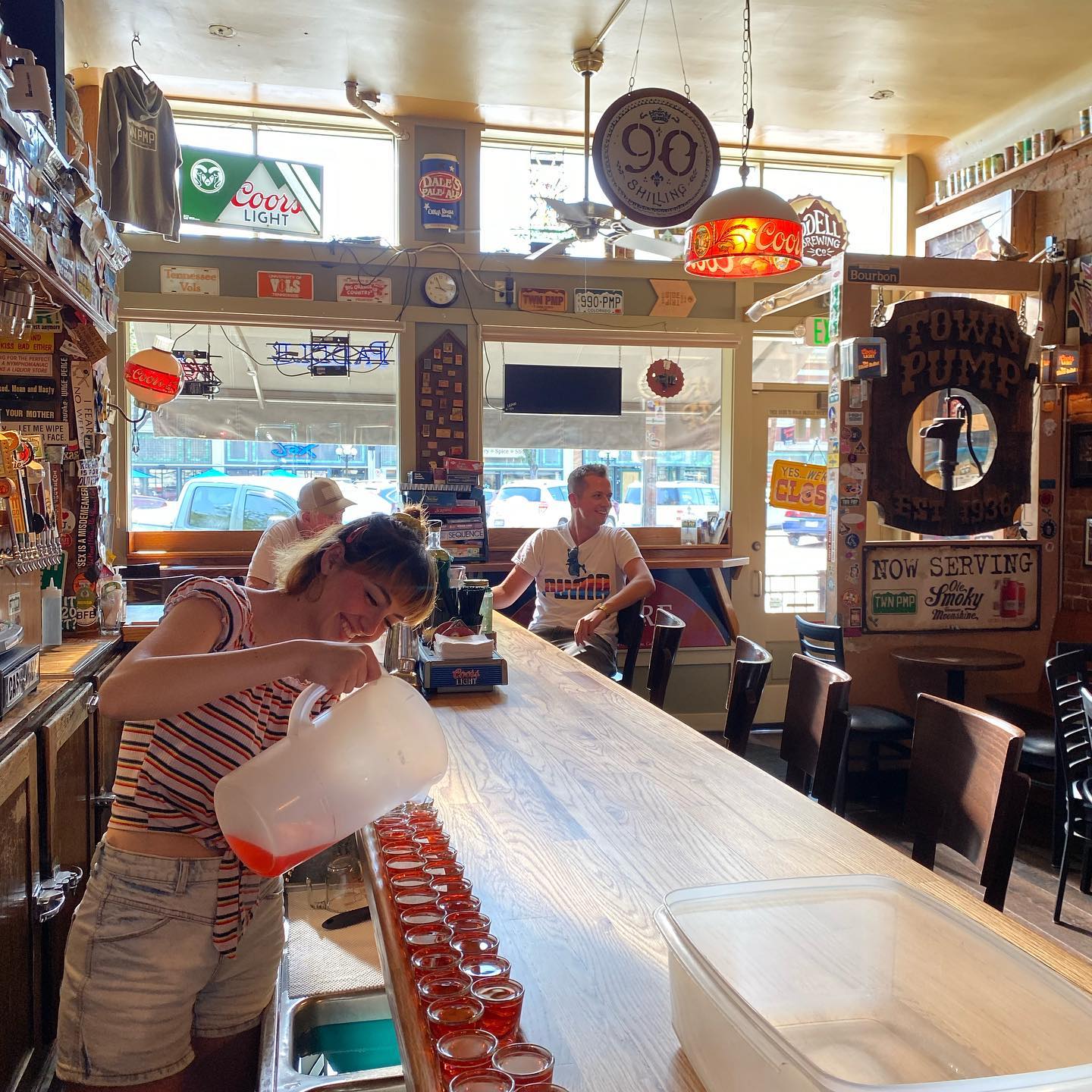 Image of the interior of The Town Pump in Fort Collins, Colorado