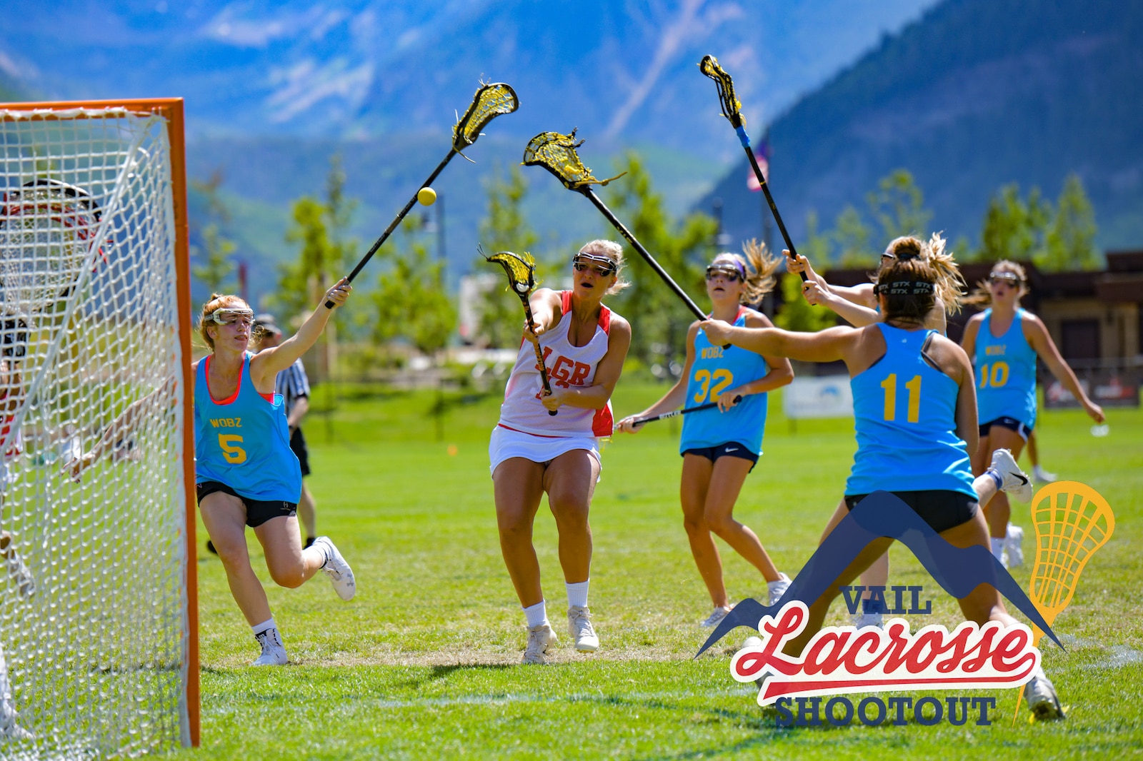 Image of women playing lacrosse at the Vail Lacrosse Shootout in Colorado