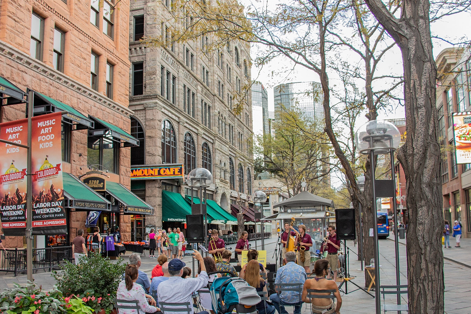 16th Street Pedestrian Mall, Downtown Denver, Denver, Colorado