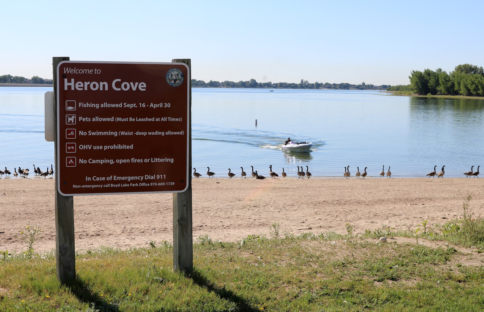 Boyd Lake State Park, Colorado