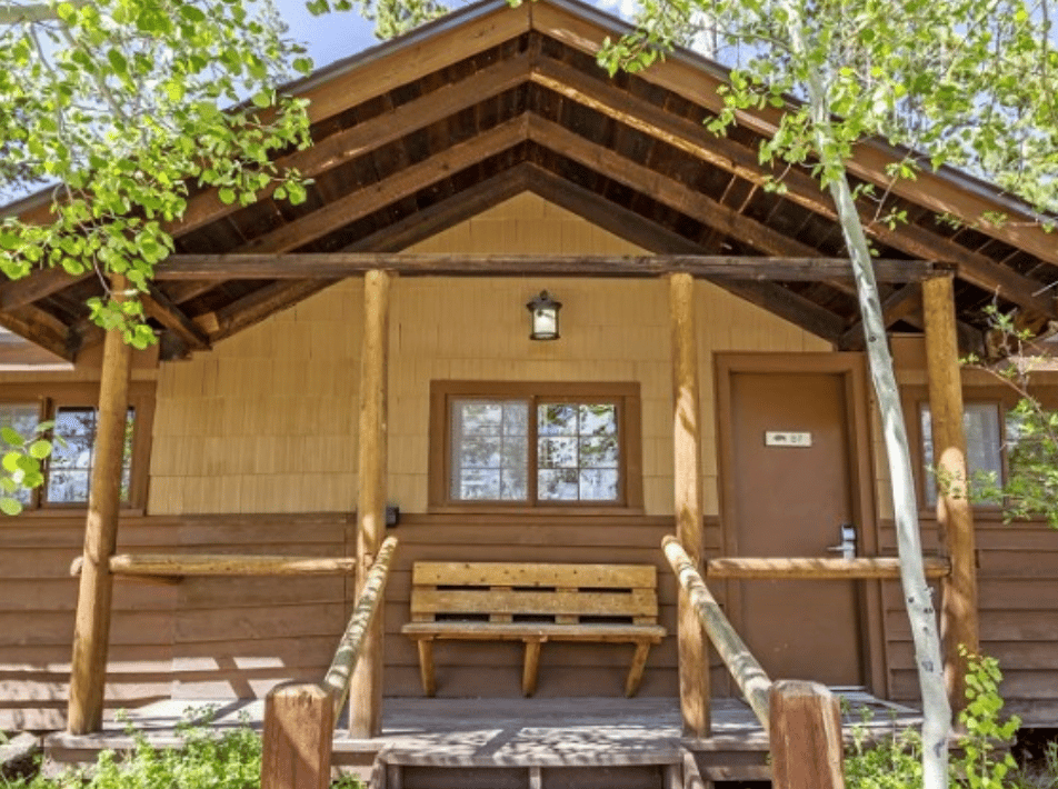 Rustic mountain cabin