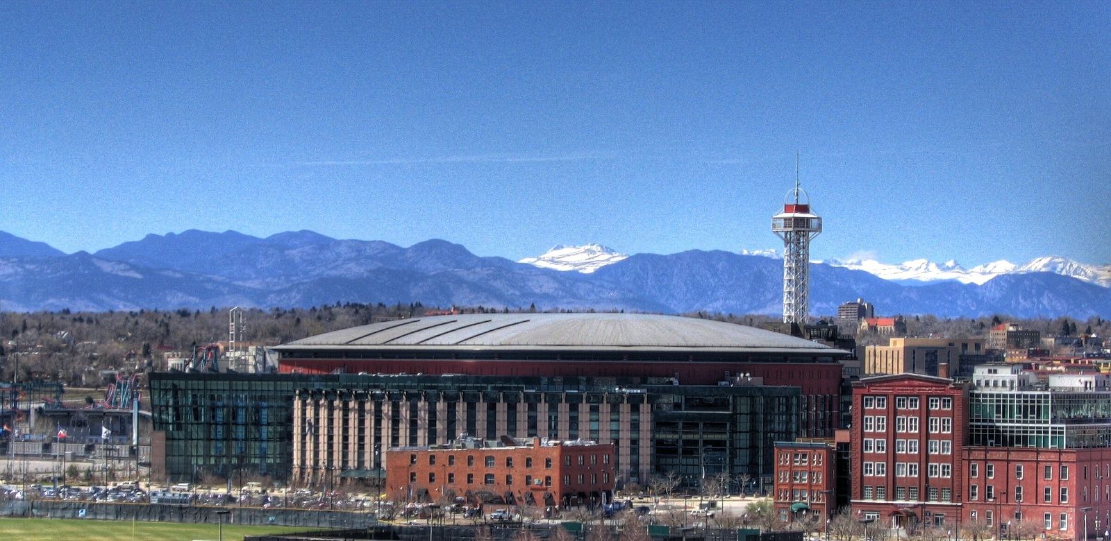 Exterior of Ball Arena, Downtown Denver, Denver, Colorado