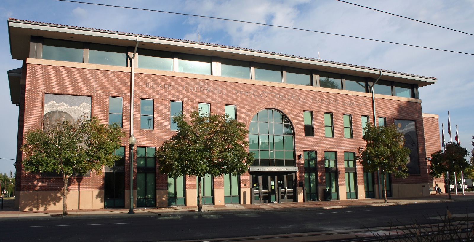 Blair-Caldwell African American Research Library exterior, Five Points, Denver, Colorado