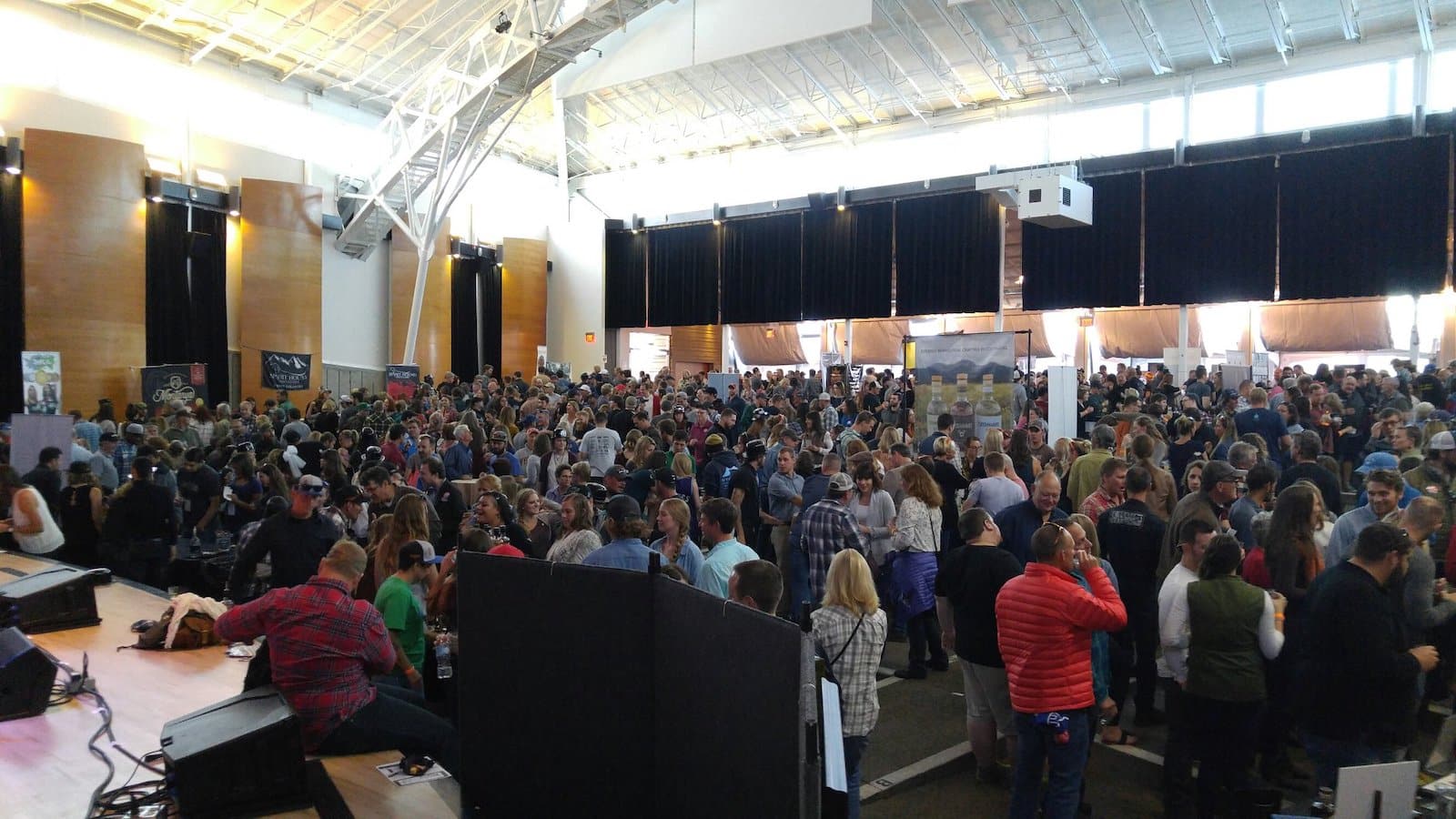 Image of the crowd at the Breckenridge Craft Spirits Festival in Colorado