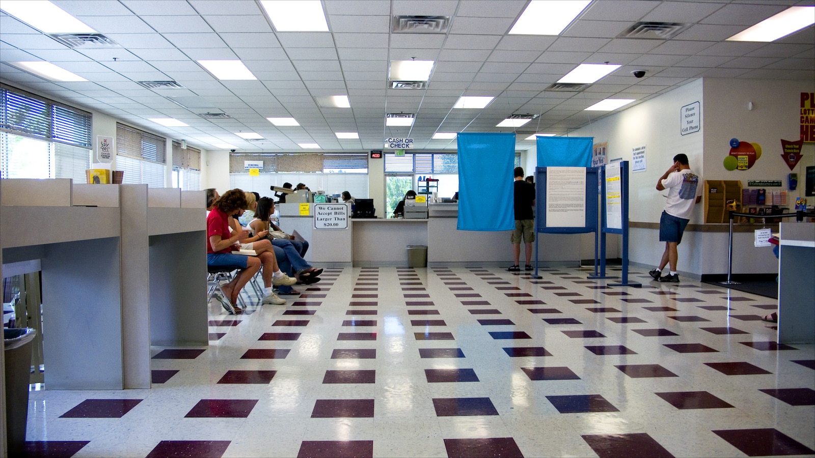 Inside of a Colorado Driver's License Center