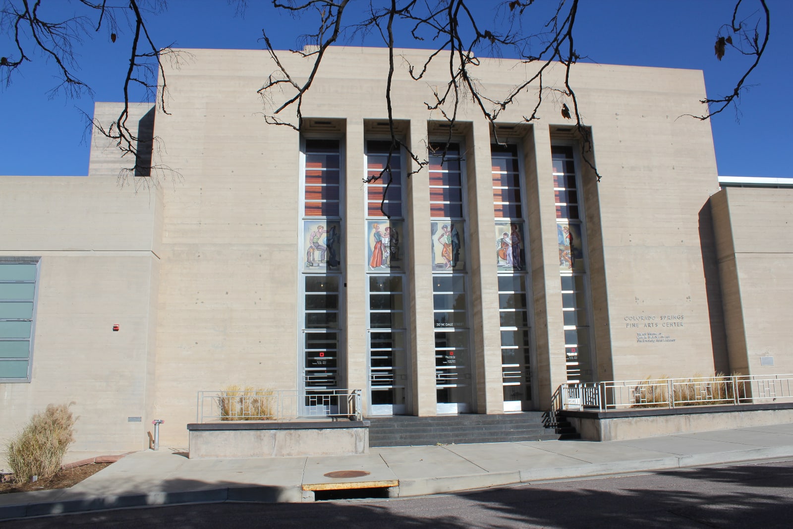 Exterior, Fine Arts Center, Downtown Colorado Springs, Colorado