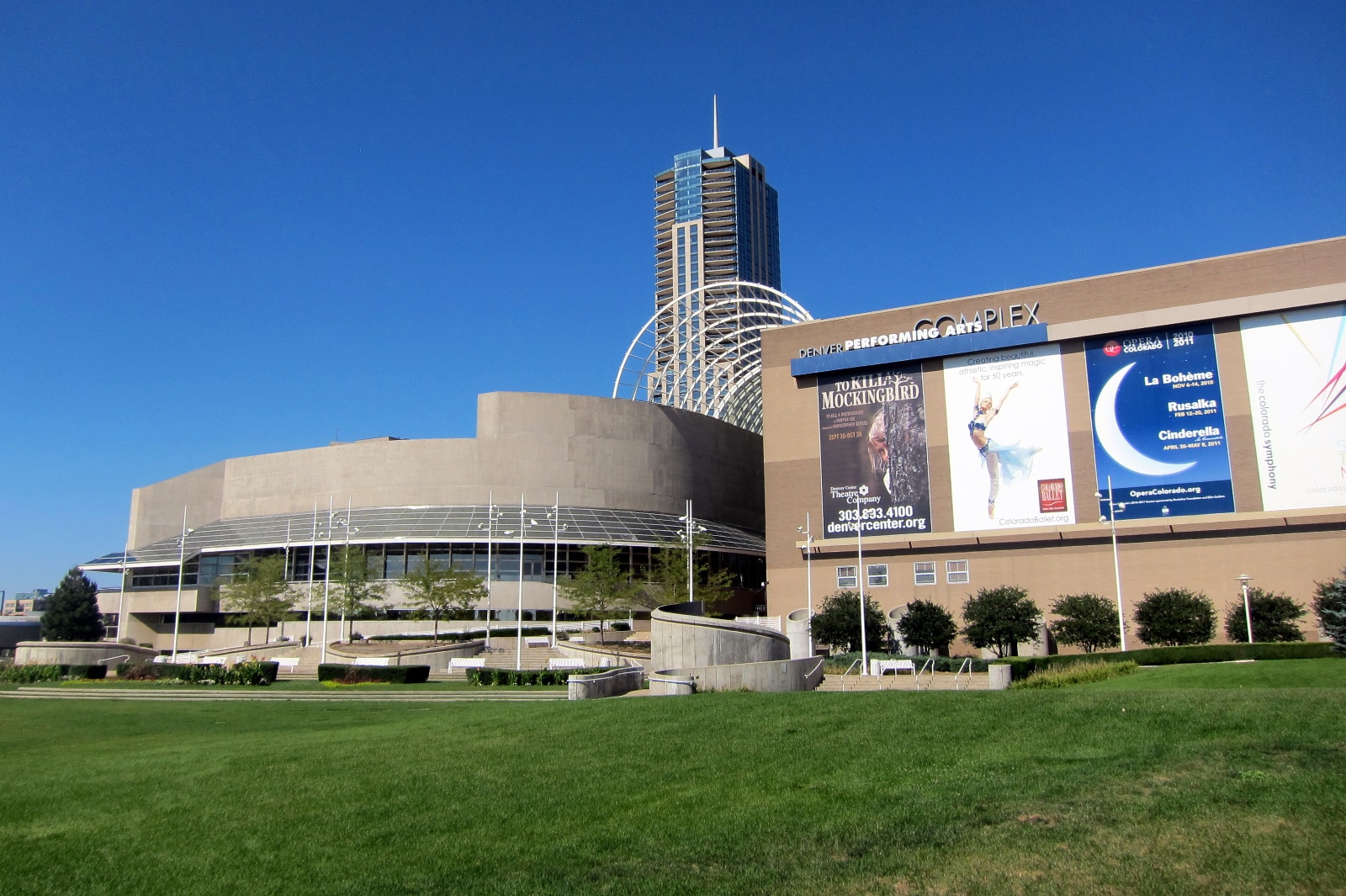 Complex, Denver Center for Performing Arts, Downtown Denver, Denver, Colorado