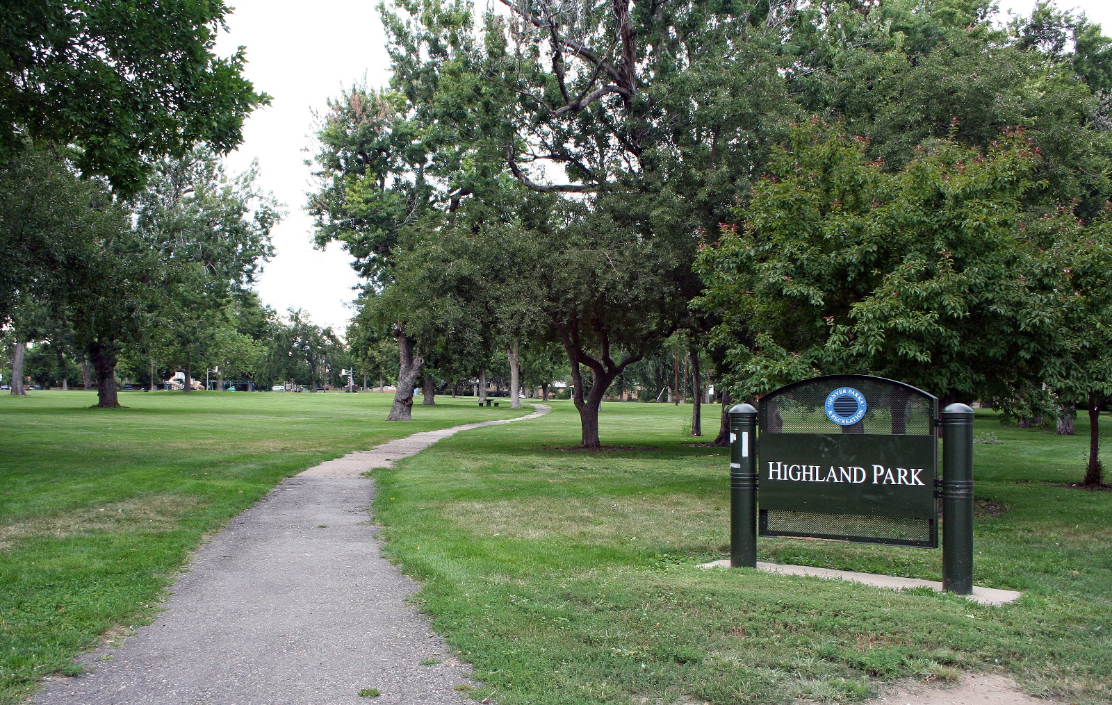 Highland Park Sign, Highlands, Denver, Colorado