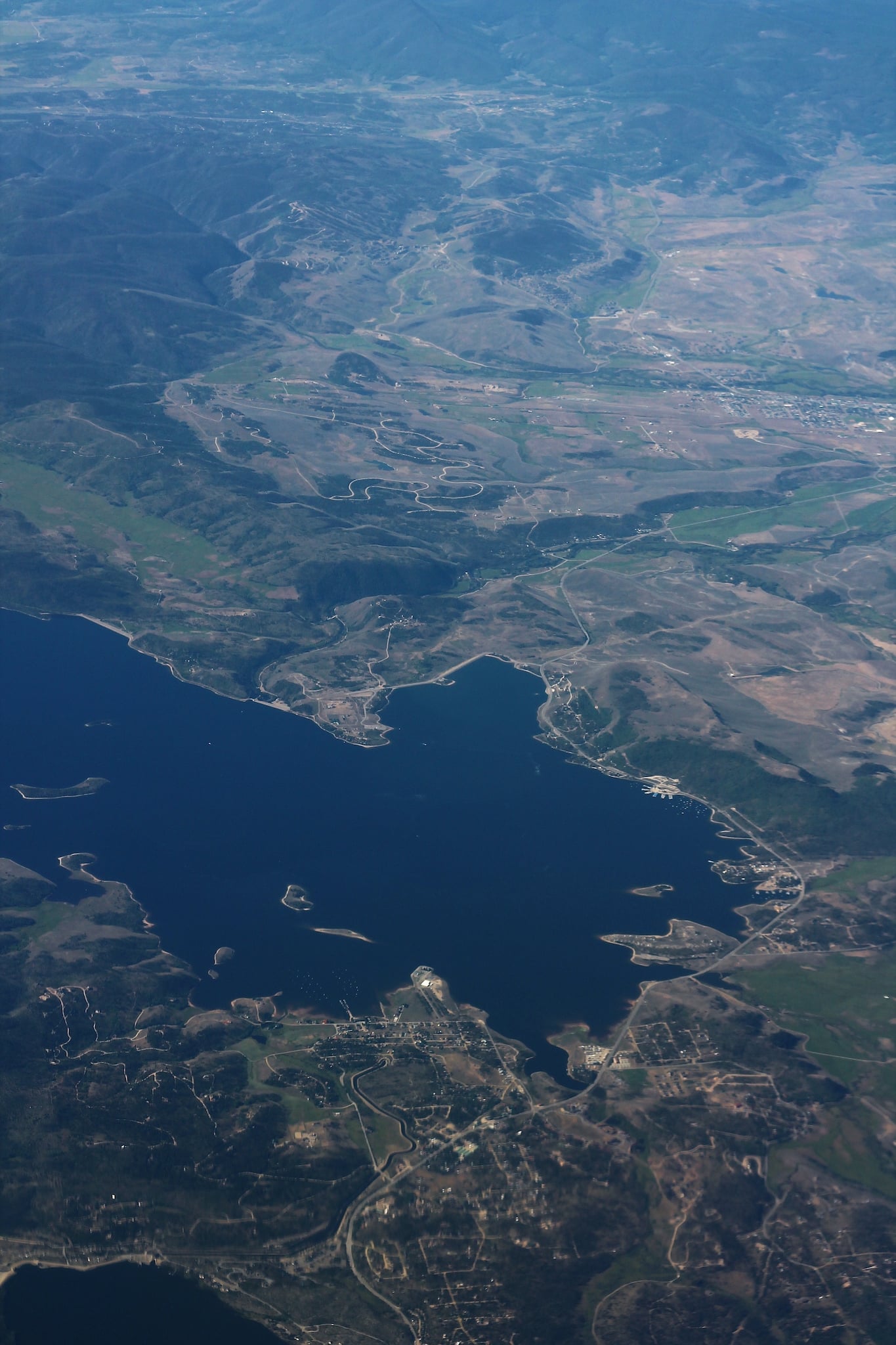 Lake Granby Colorado Aerial