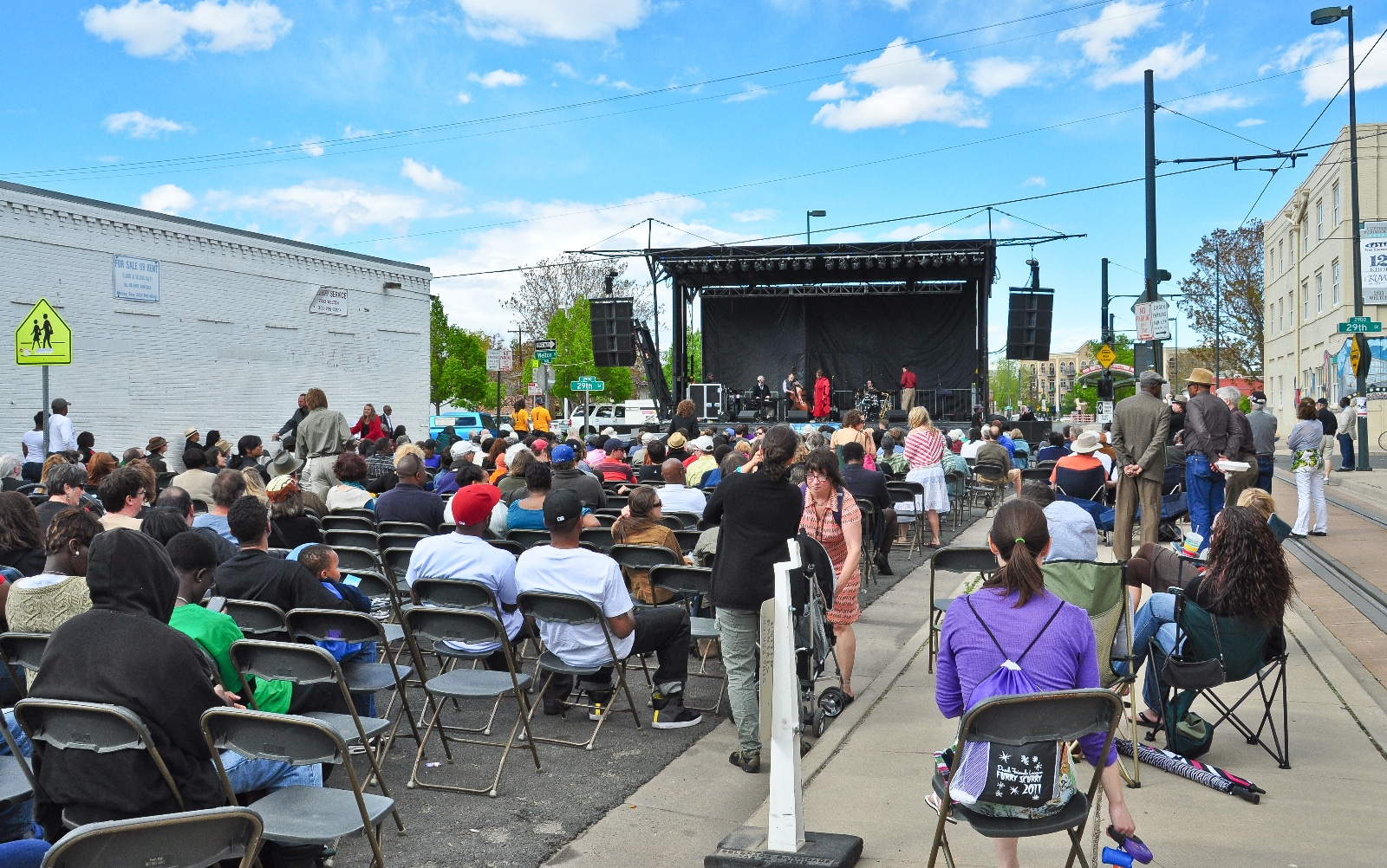 Live Music Stage, Festival, Five Points, Denver, Colorado