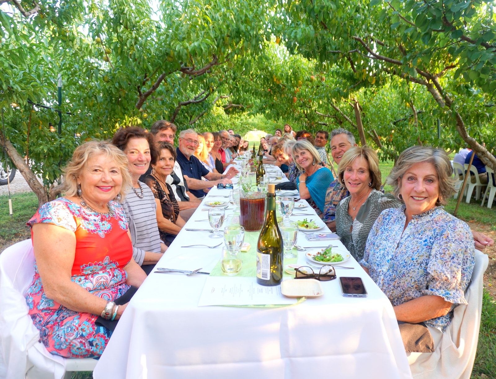 Palisade Peach Festival Colorado Diners at a Table