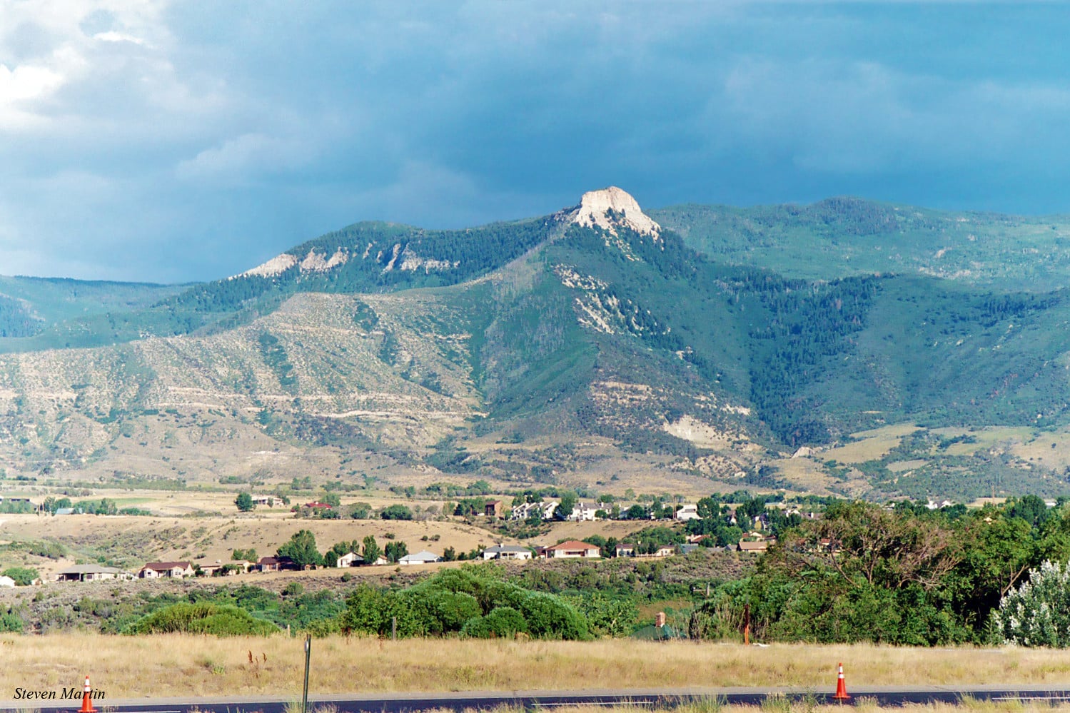 Mesa seen in the distance