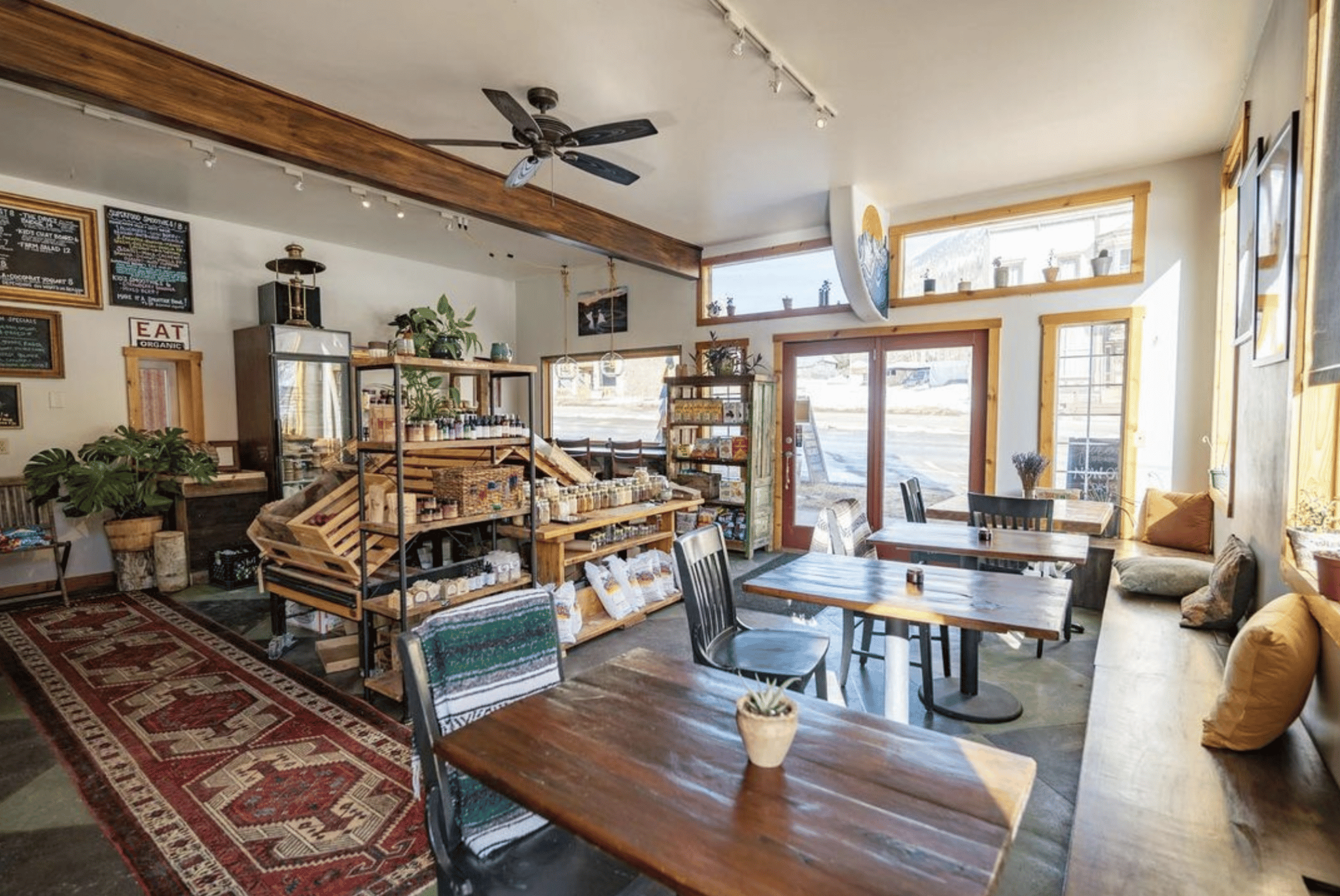 Interior of coffee shop