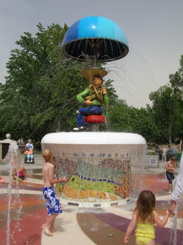 Acacia Park Uncle Wilber Fountain Colorado Springs