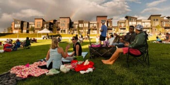 Image of people in Denver's Central Park neighborhood in Colorado