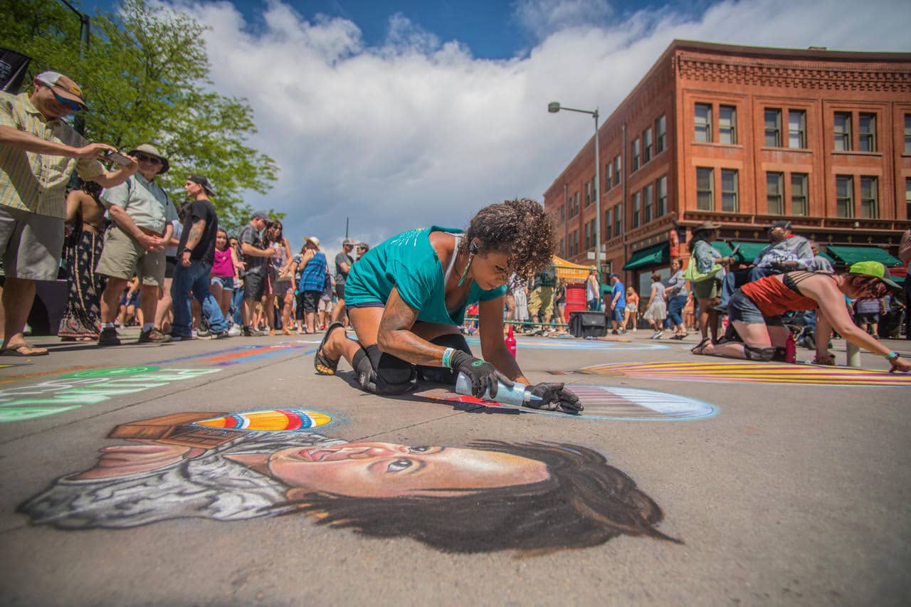 Denver Chalk Art Festival Painting