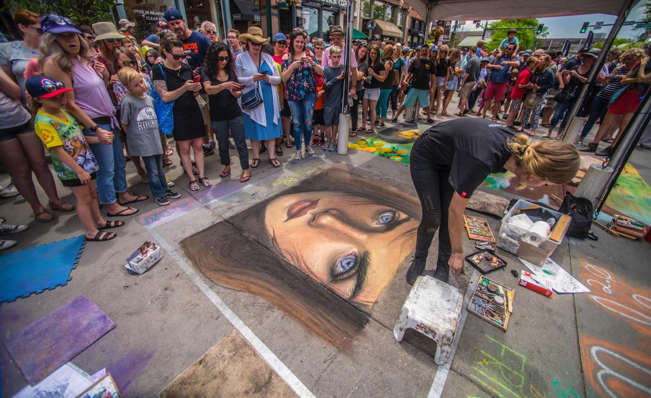 Denver Chalk Art Festival Painting