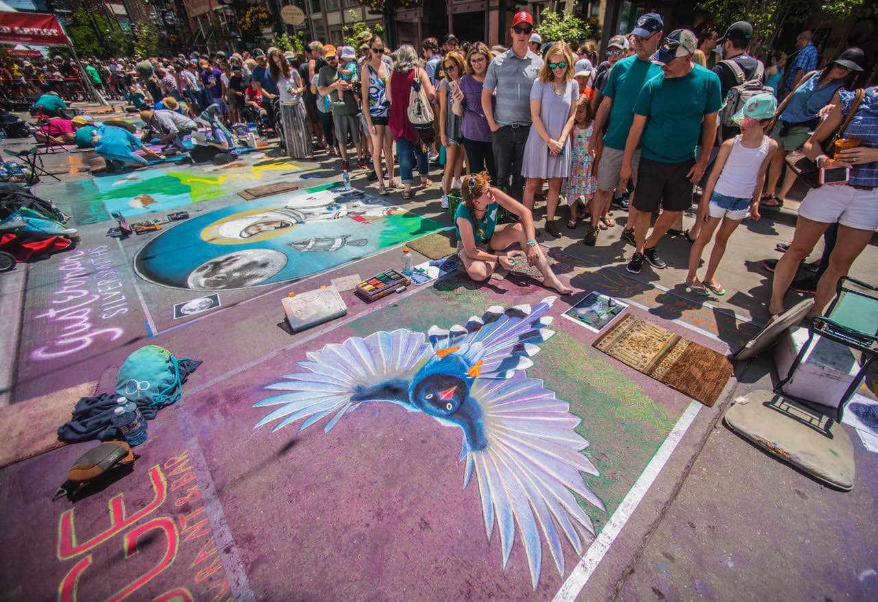 Denver Chalk Art Festival Painting