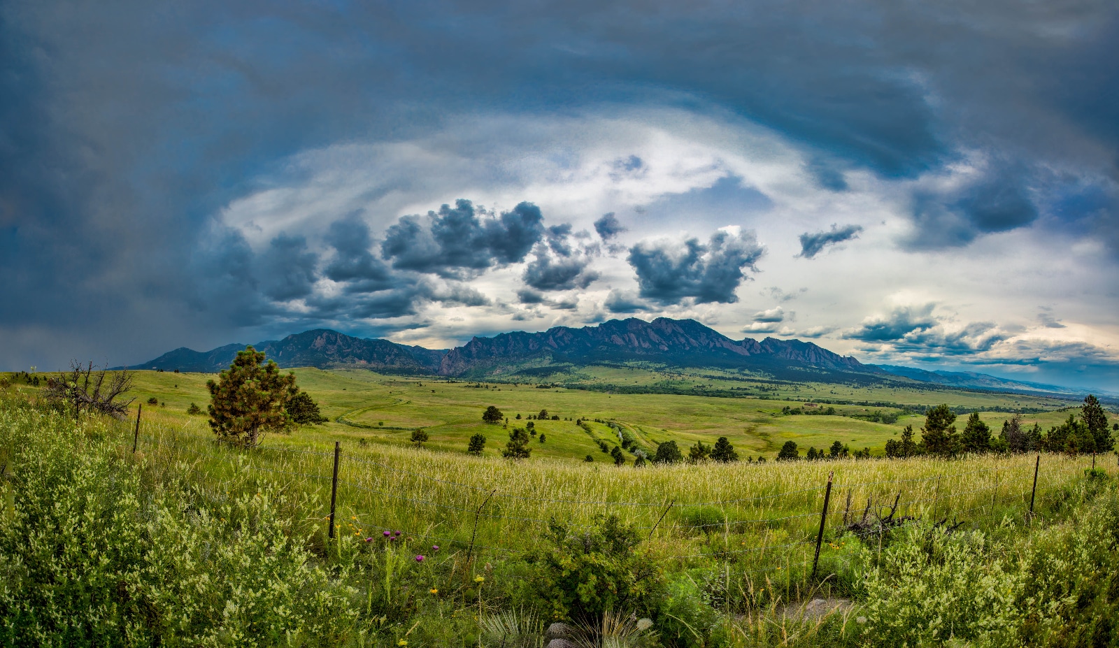 Rocky Mountain Front Range in Colorado