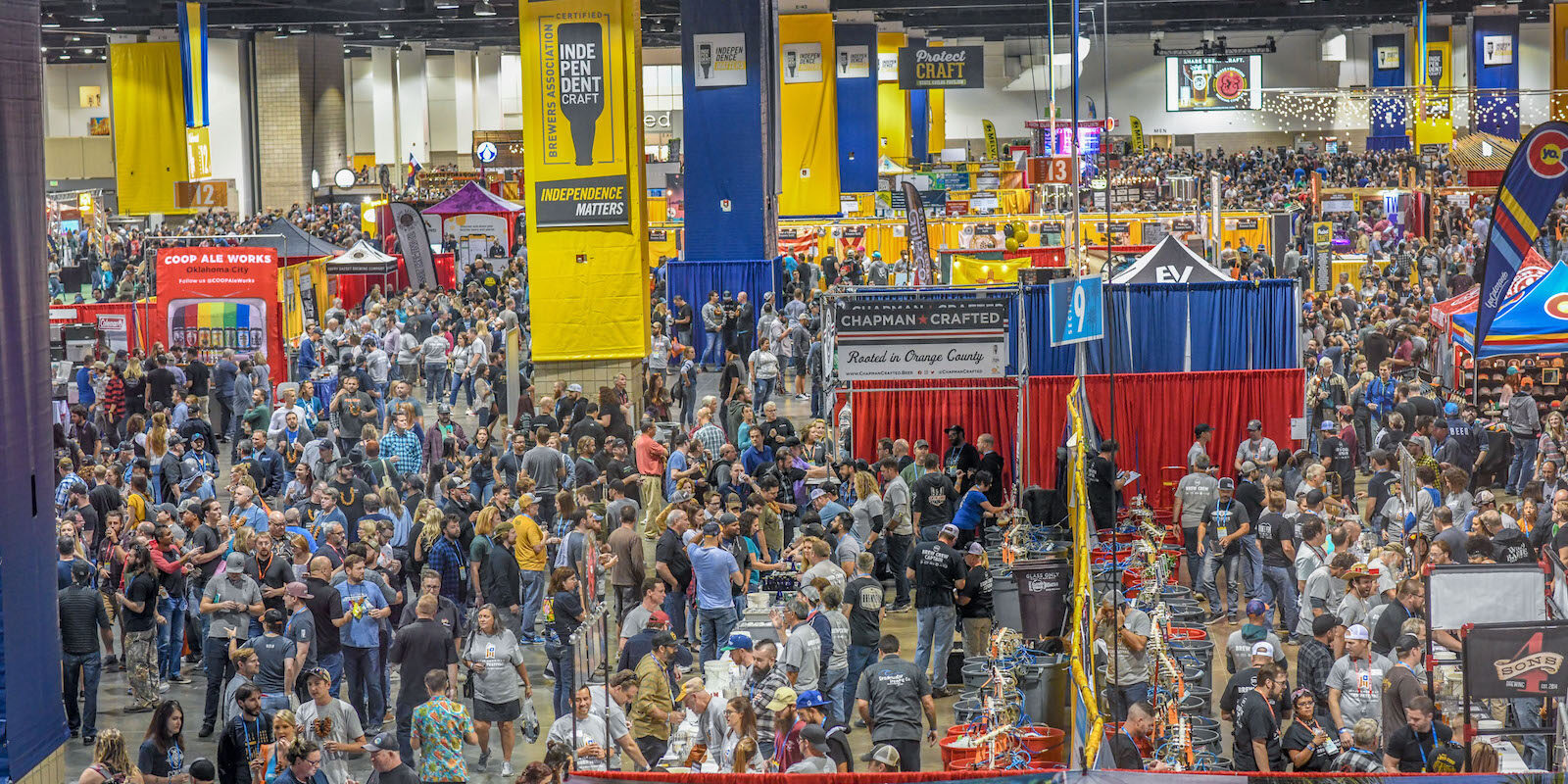 Image of the crowd at the Great American Beer Festival in Denver, Colorado