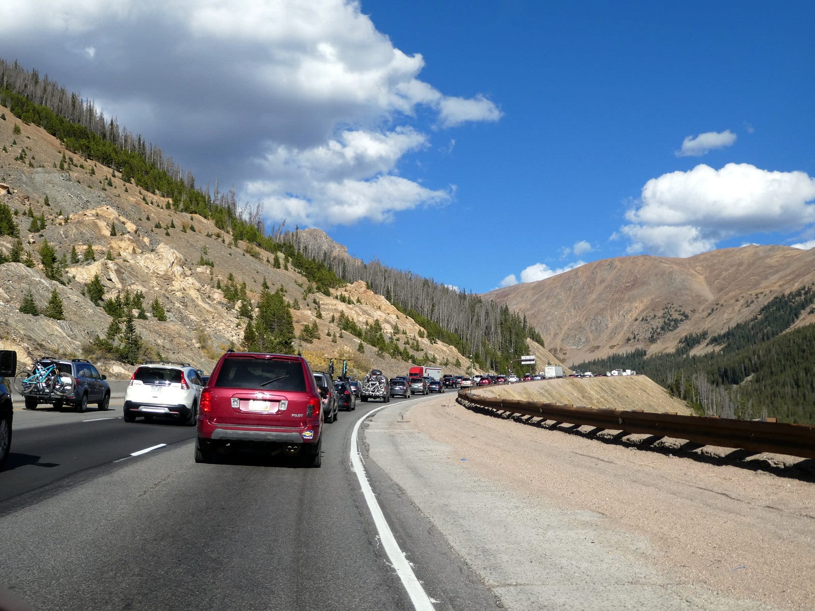 Mountain Traffic in Colorado