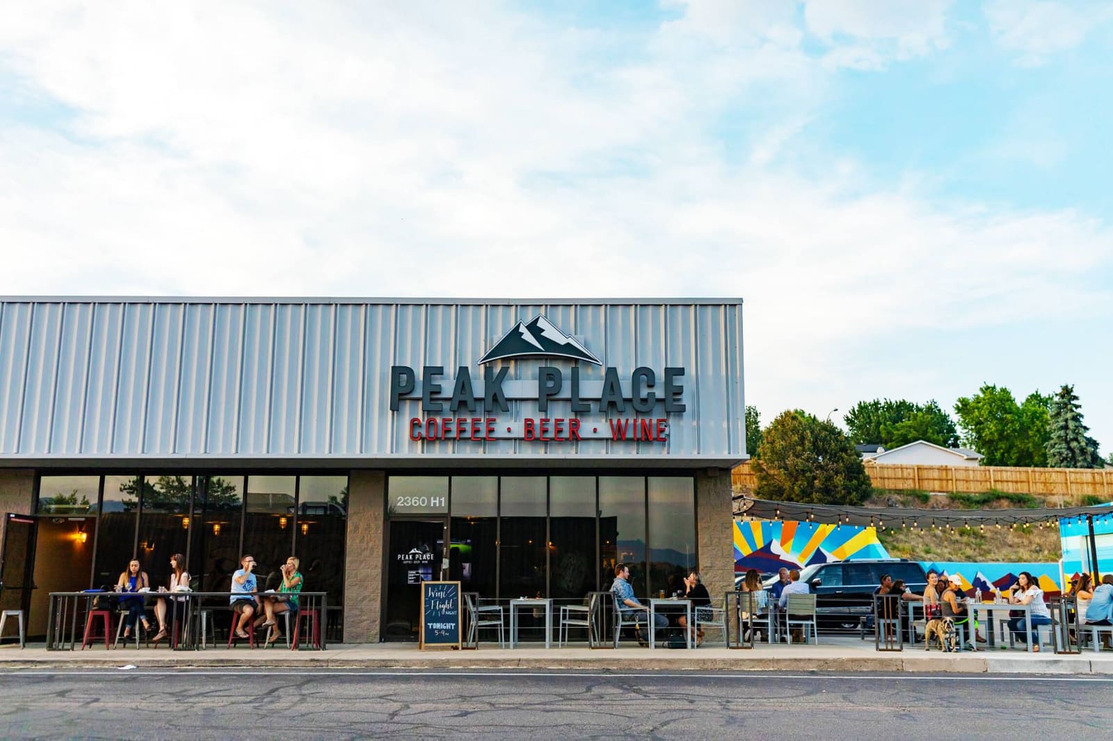 Coffee Shop, Peak Place, Colorado Springs, Colorado