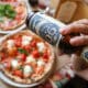 Image of beer and pizza at the Pizzeria Rustica in Colorado Springs, CO