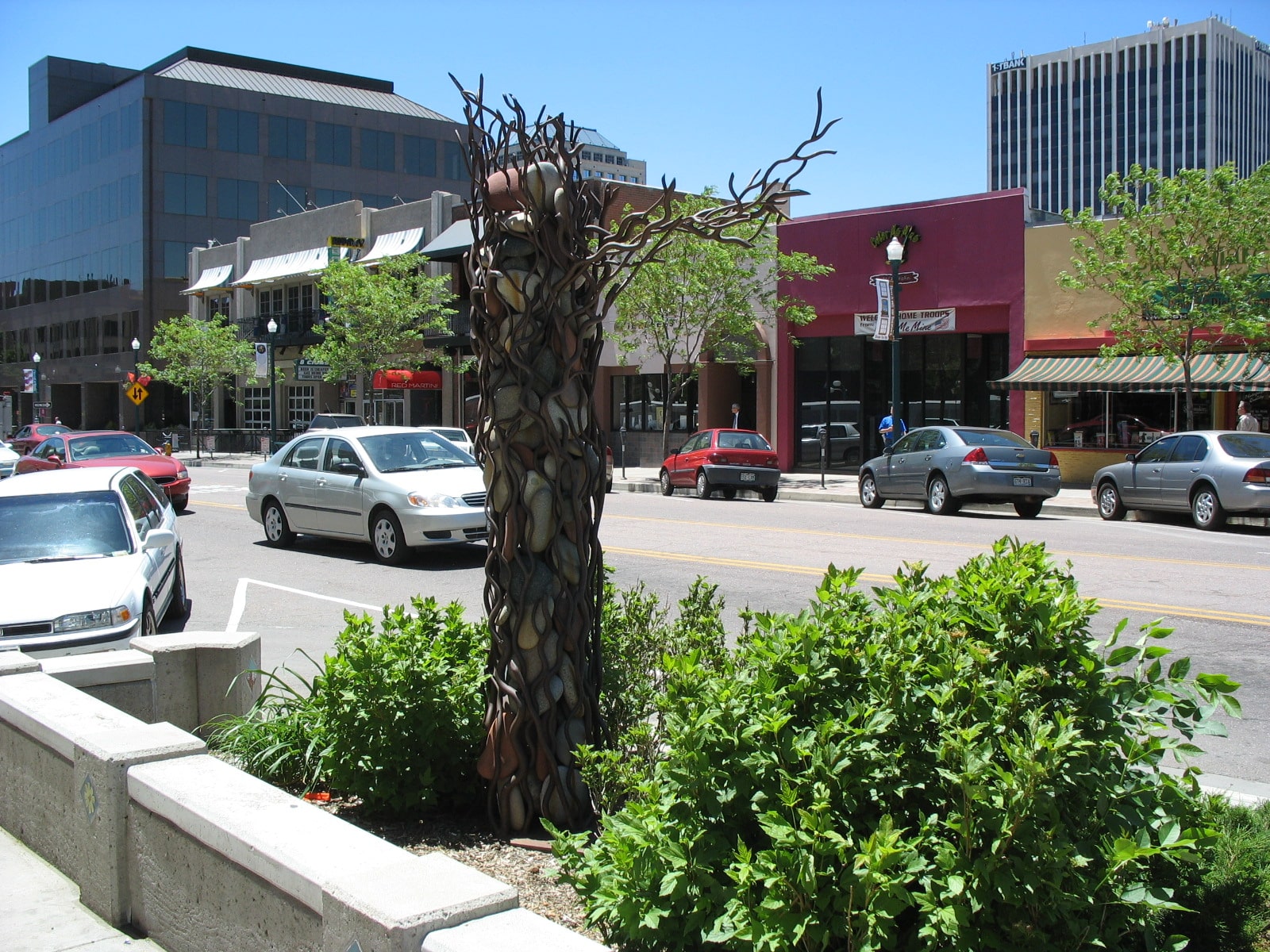 Image of public art in Downtown Colorado Springs