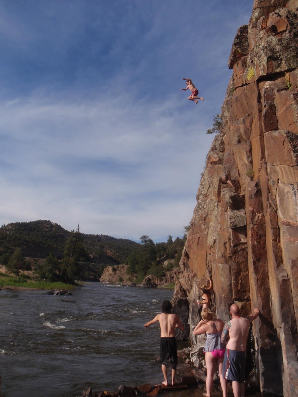 Radium Hot Springs Cliff Jumping